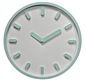 12 INCH PLASTIC WALL CLOCK
